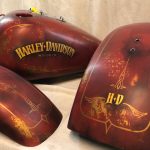 Aerografija Harley Davidson